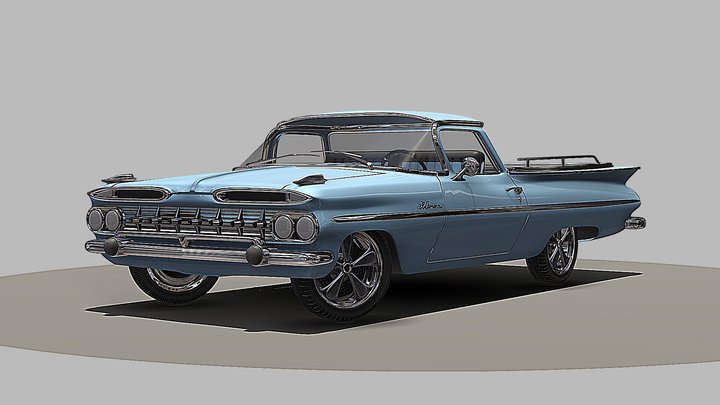 1959 Chevrolet El Camino 3D Model