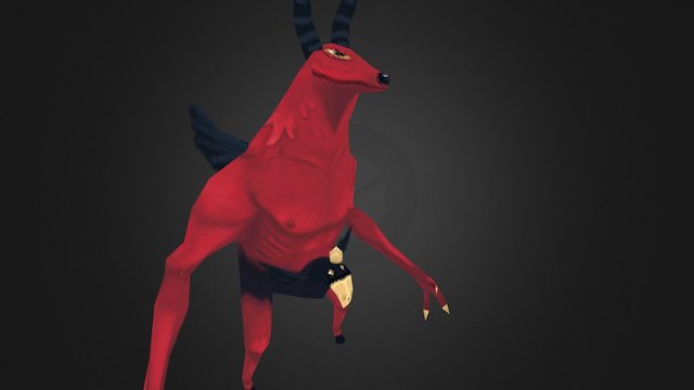 the Crow King 3D Model