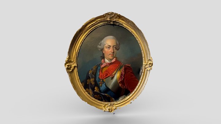 Day 305: Portrait of Louis XV – Modello 3D gratuito STL