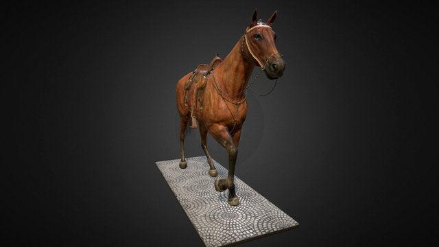 Horse Low poly model 3D Model