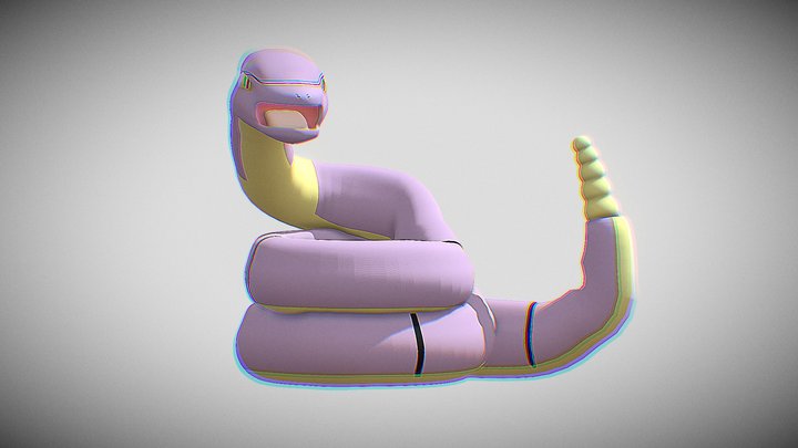 0023 Ekans 3D 3D Model