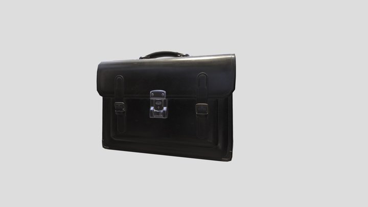 Japanese School Bag 3D Model