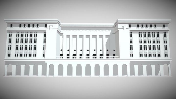 Bank Of Spain 3D Model
