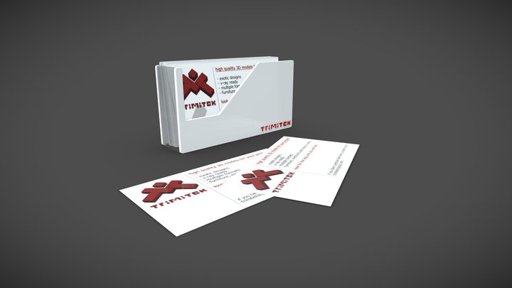 Business Card Holder 3D Model