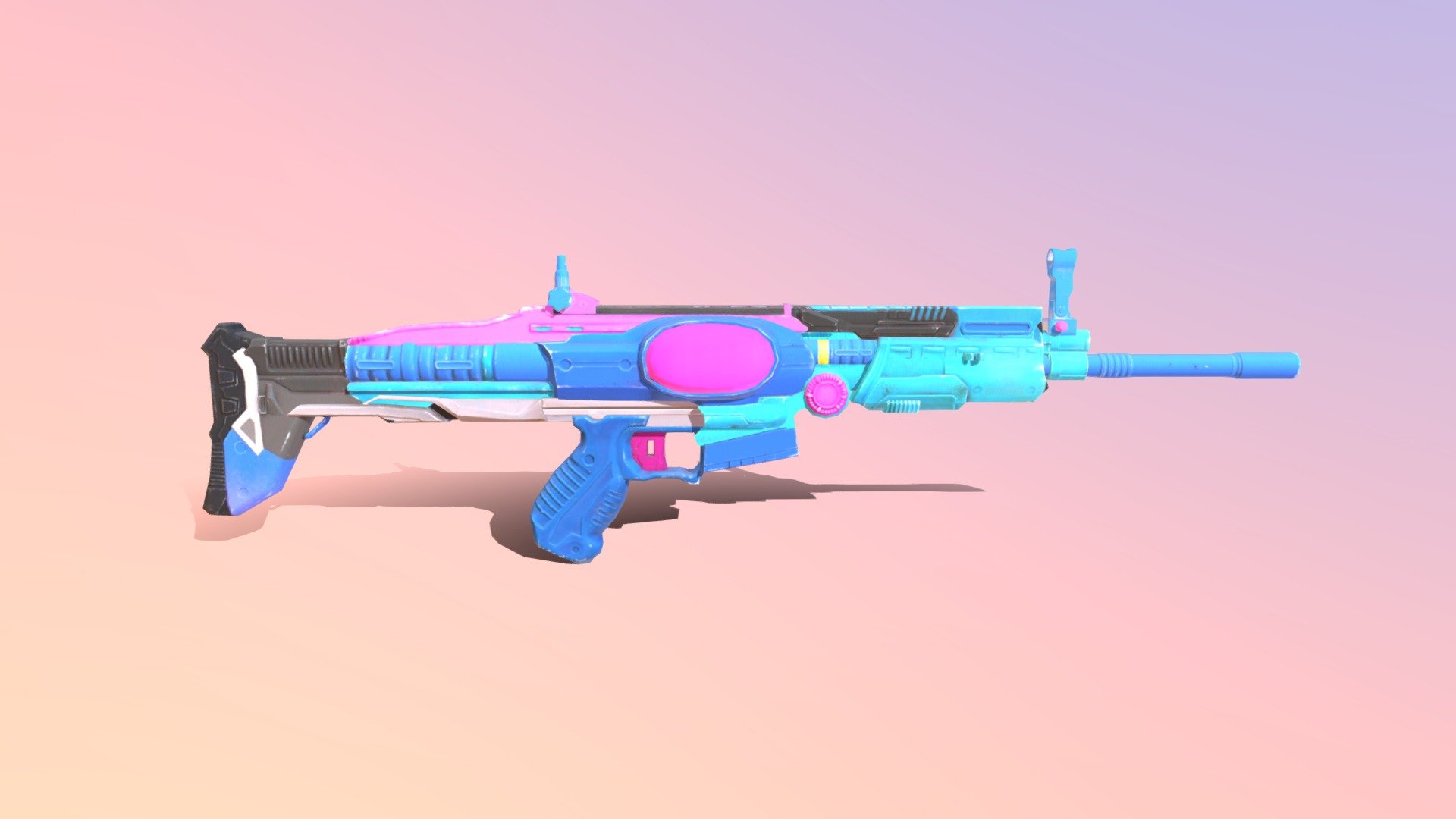 scar-l water blaster - 3D model by halloweeks [69c20e3] - Sketchfab