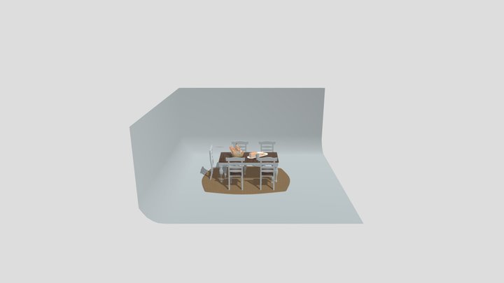 Dining Room 3D Model