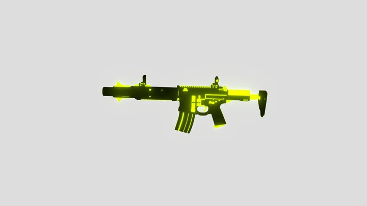 HoneyBadger_Bloom_effect 3D Model