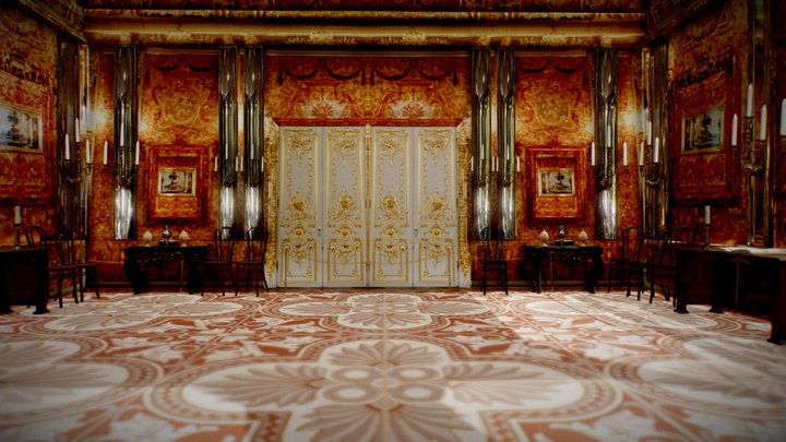 The Amber Room 3D Model
