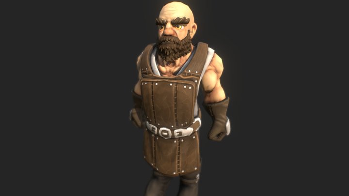 Dwarven Blacksmith 3D Model