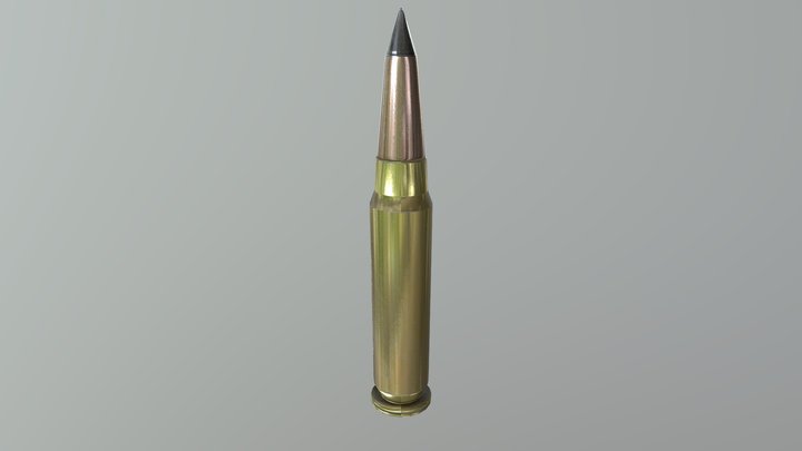 Ma5b Rifle ammo 3D Model