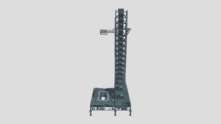 Rocket stand 3D Model