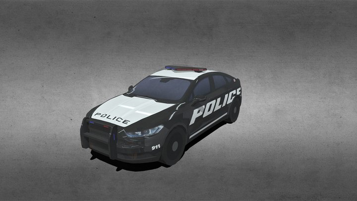 Ford mondeo police interceptor version 2 3D Model