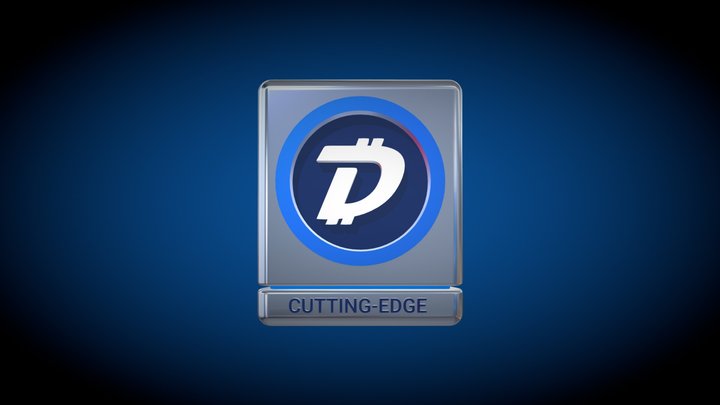 DigiByte (DGB) Logo 3D Model