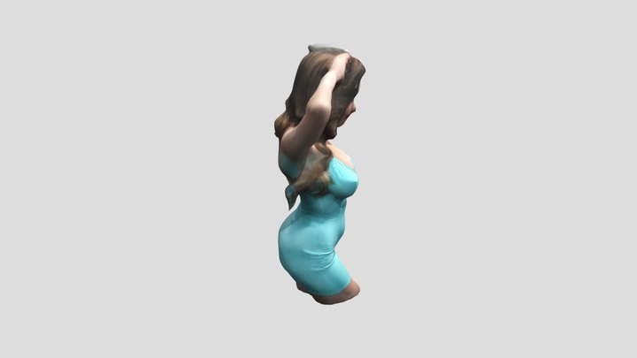 long dress Tipa 3D Model