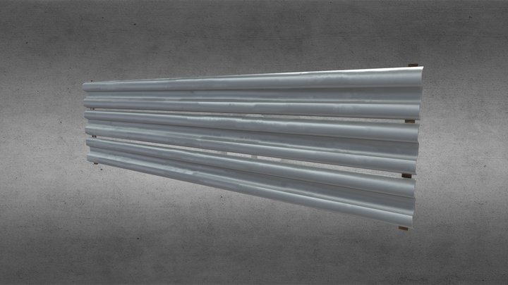 Circuit Metal Barrier 3D Model