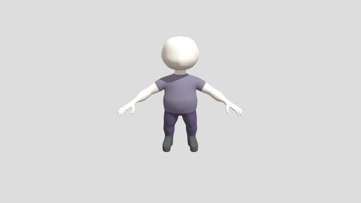 KiD Silly Dancing 3D Model