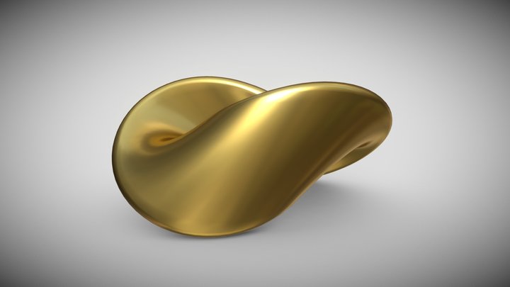 Anti Oloid 3D Model