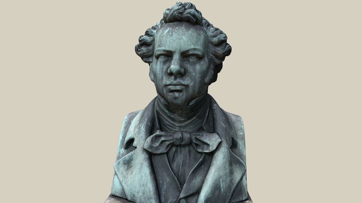 Franz Schubert 3D Model