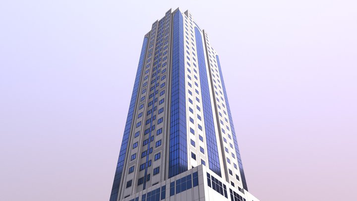 Grozny-City Towers - 3 3D Model