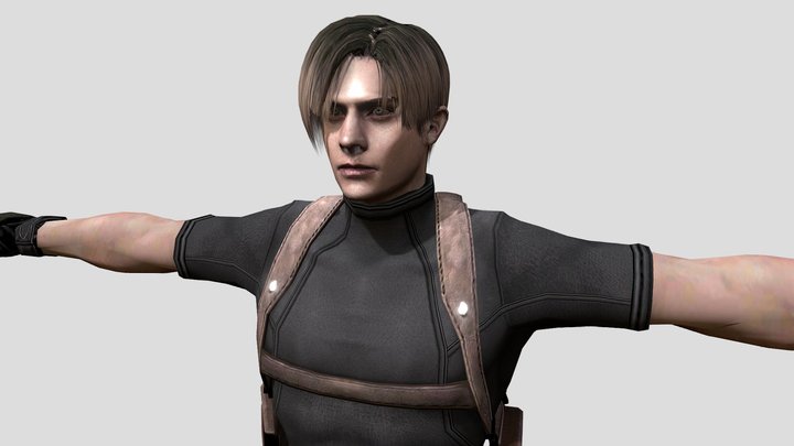 leon kennedy re4 3D Model
