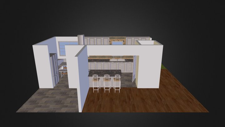 Sierra Madre Kitchen 3D Model