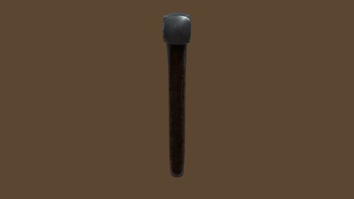 hammer retopolgy exam 3D Model