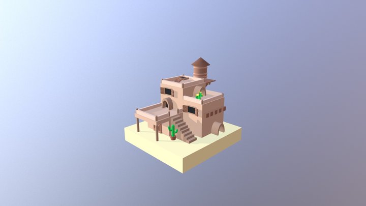 Desert house 3D Model