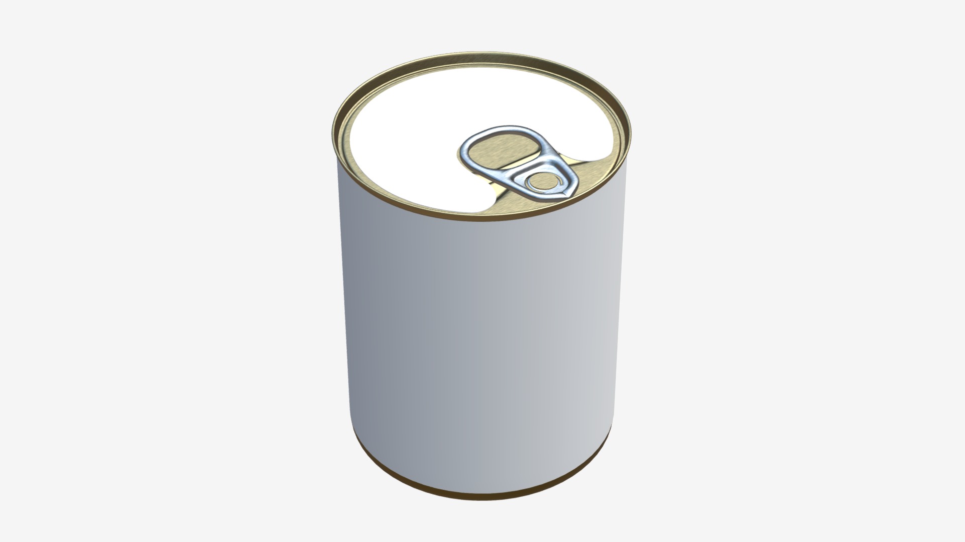 3D model Food tin can 06 - This is a 3D model of the Food tin can 06. The 3D model is about icon.