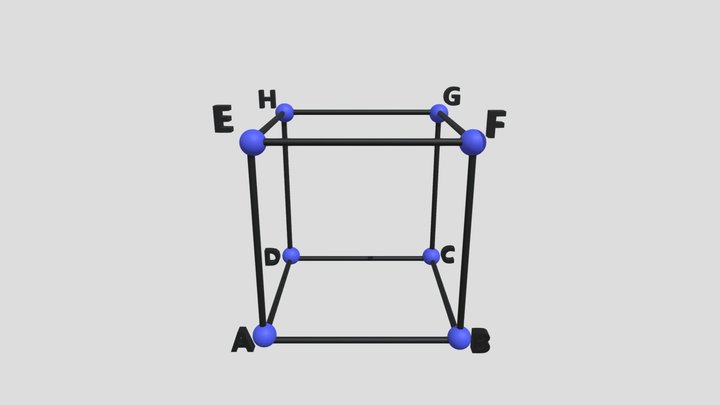 TITIK SUDUT KUBUS 3D Model