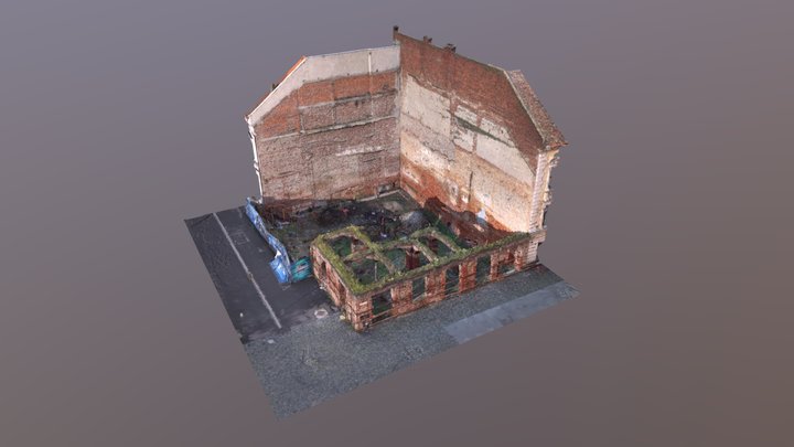 Architectural Ruin 3D scan - Eugeniu de Savoya 3D Model