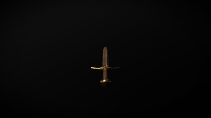 Short Sword 3D Model