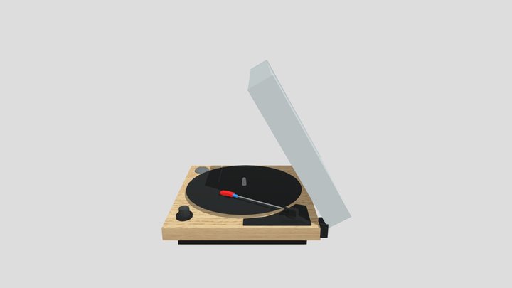 Vinyl player 3D Model