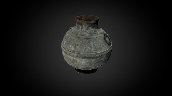 Hu wine vessel, 4th century BCE – Free 3D Model STL