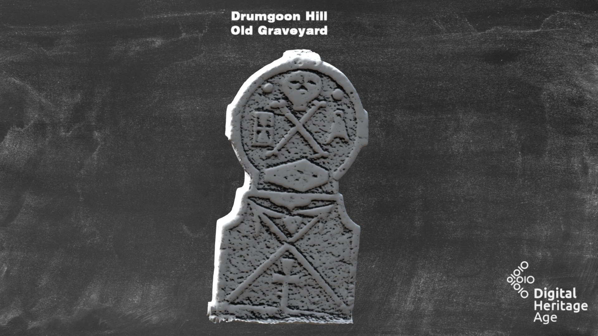 Drumgoon Hill - Old Graveyard Headstone 452