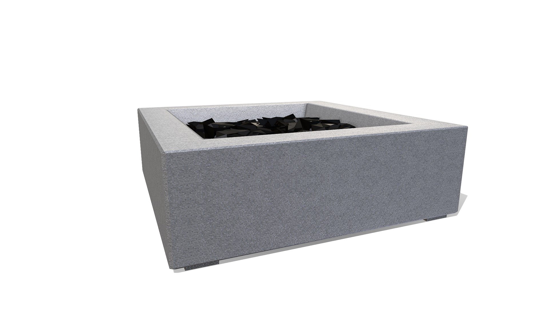 Formluxe - Aura Square Fire Table - 3D model by Formluxe [69cfa07 ...