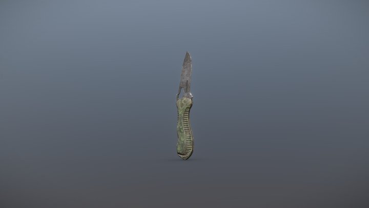 Lockblade Knife 3D Model