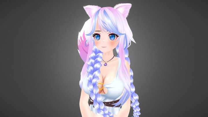 Iris_ti (Vtuber) 3D Model