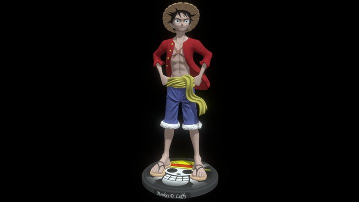 Luffy One Piece - 3DPrint 3D Model