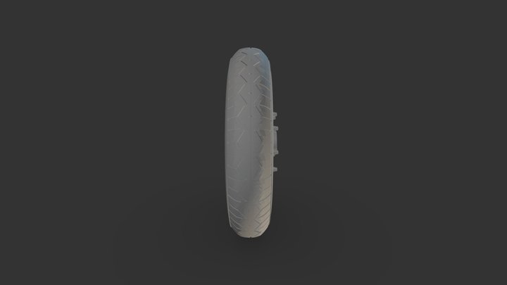 Fiat621_Wheel_Front 3D Model