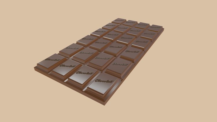 Chocolat Bar 3D Model