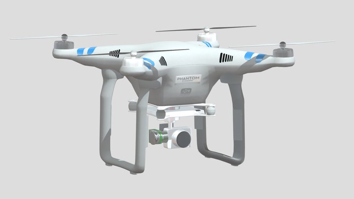 Phantom Drone 3 3D Model