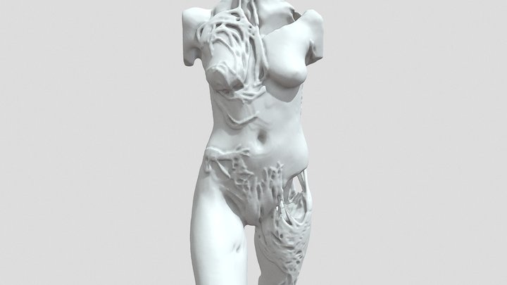 Body Eaten Alive 3D Model