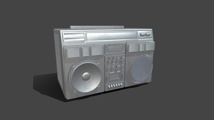 3D Printing Boombox 3D Model
