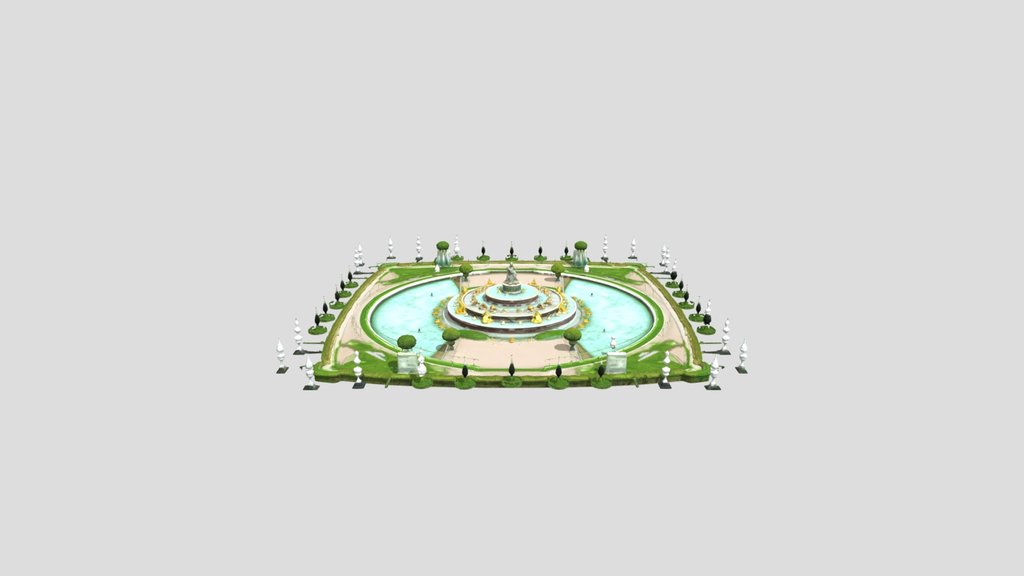 .ver the Golden Fountain Garden