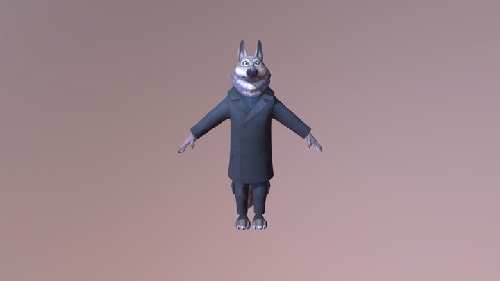 Mobile - Zootopia Your Dream Diary - Wolf Guard 3D Model