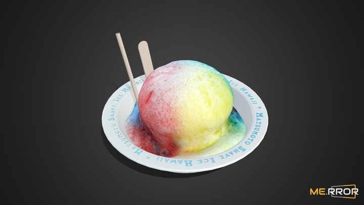 [Game-Ready] Ice Cream Sorbet 3D Model