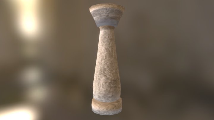 Tomb pillar 3D Model