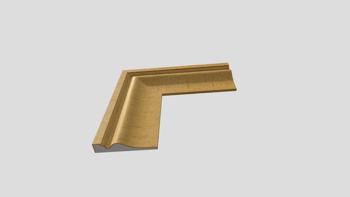 Cornice in polistirolo resinato B1-160 3D Model