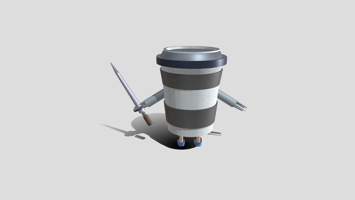 Fighting Cup [ANIMATED] – Modello 3D gratuito STL