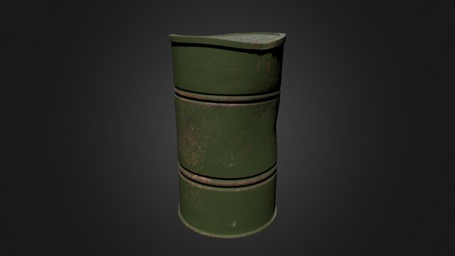 Rusty barrel 3D Model